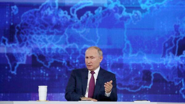 Russia Putin Direct Line - 俄羅斯衛星通訊社