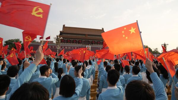 Церемония по случаю 100-летия основания Коммунистической партии Китая - 俄罗斯卫星通讯社