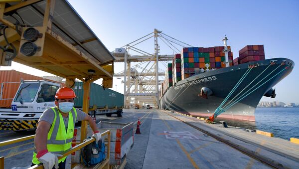 Порт в Дубае - 俄羅斯衛星通訊社