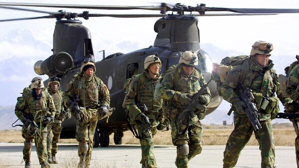 Американские солдаты в Афганистане  - 俄罗斯卫星通讯社