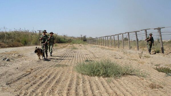 Пограничники, патрулирующие таджикско-афганскую границу в Таджикистане - 俄罗斯卫星通讯社