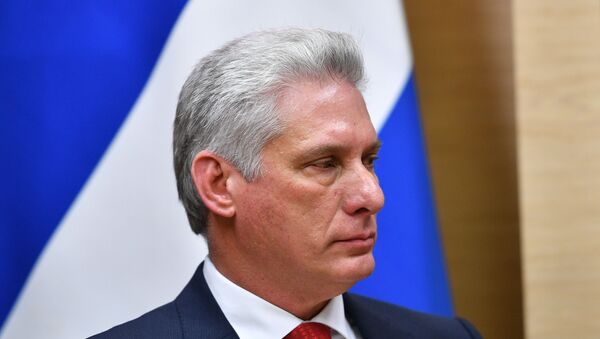 古巴總統指責美國資助古巴抗議活動 - 俄羅斯衛星通訊社