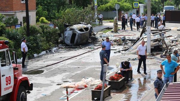 Взрыв газа в гостинице в Геленджике - 俄罗斯卫星通讯社
