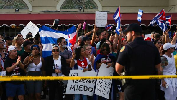 Протесты на Кубе - 俄罗斯卫星通讯社