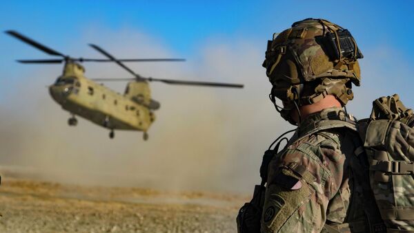 Американские военные на юго-востоке Афганистана  - 俄罗斯卫星通讯社