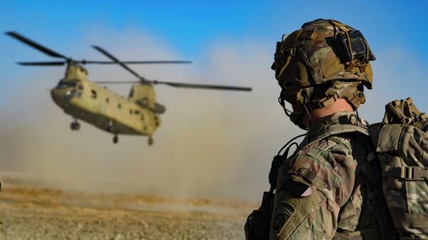 Американские военные на юго-востоке Афганистана  - 俄罗斯卫星通讯社