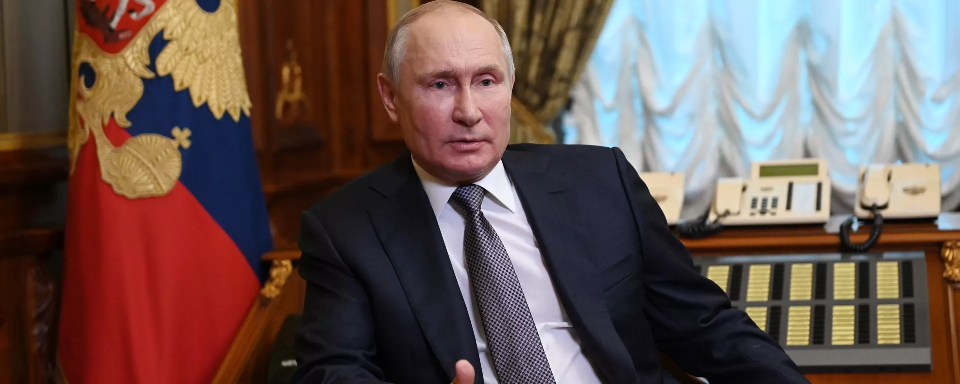  Президент РФ Владимир Путин отвечает на вопрос - 俄羅斯衛星通訊社, 1920, 16.10.2023