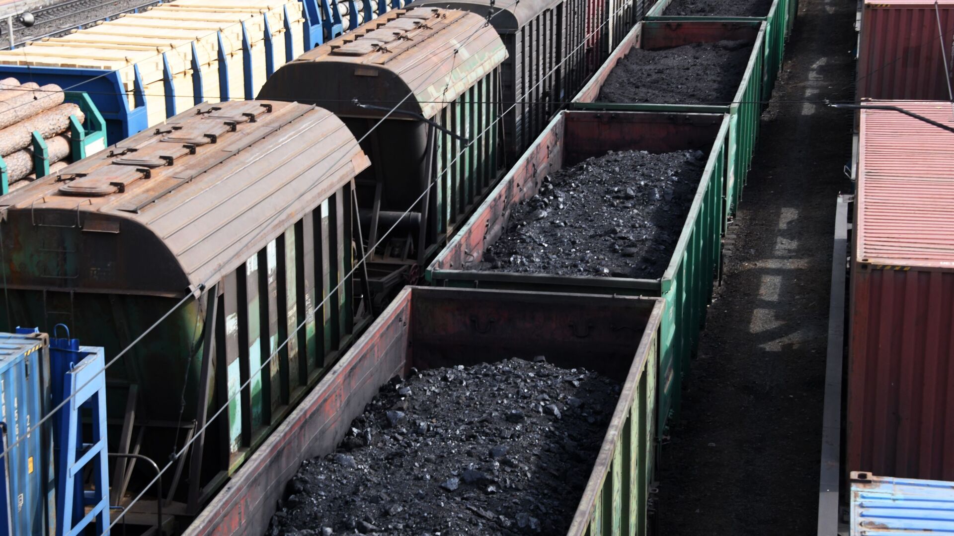 Транспортировка на экспорт угля по железной дороге - 俄罗斯卫星通讯社, 1920, 14.01.2022