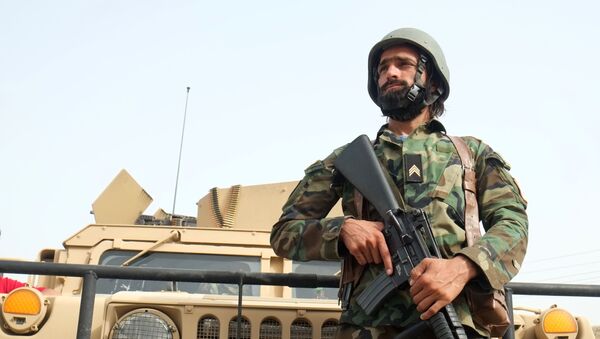 Афганские силы обороны и безопасности на линии соприкосновения с талибами в 7-ом районе города Кандагар - 俄羅斯衛星通訊社