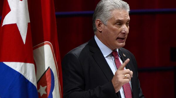 古巴总统米格尔·迪亚斯-卡内尔·贝穆德斯 - 俄罗斯卫星通讯社