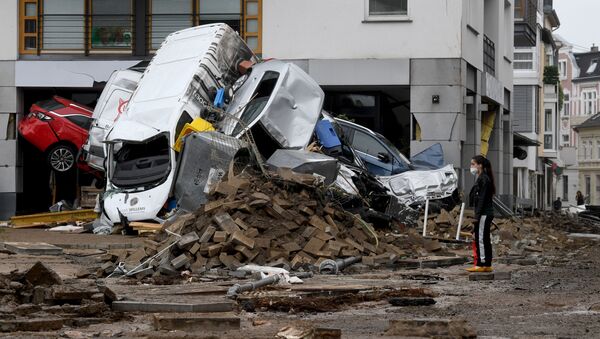 Последствия вызванного сильными дождями наводнения в западной Германии - 俄罗斯卫星通讯社