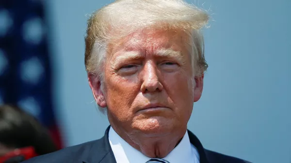 Бывший президент США Дональд Трамп выступает в своем гольф-клубе в Бедминстере, штат Нью-Джерси, США - 俄羅斯衛星通訊社