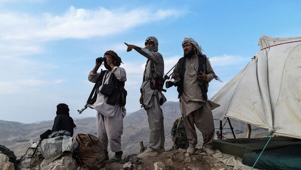 Бойцы афганской милиции  - 俄罗斯卫星通讯社