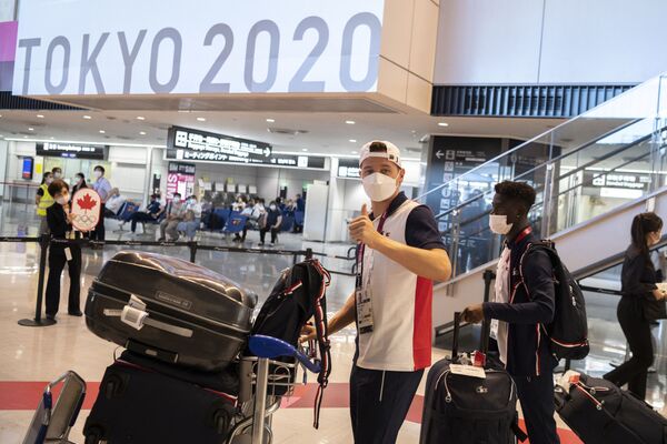 2020年东京奥运会的参赛运动员陆续抵达日本 - 俄罗斯卫星通讯社