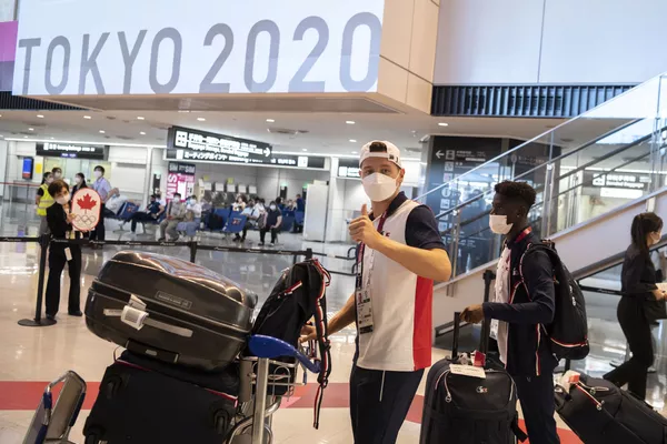 2020年東京奧運會的參賽運動員陸續抵達日本 2020年東京奧運會的參賽運動員陸續抵達日本 - 俄羅斯衛星通訊社