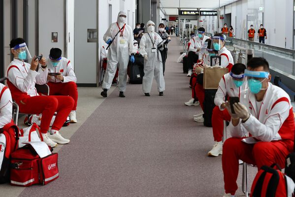 2020年东京奥运会的参赛运动员陆续抵达日本 - 俄罗斯卫星通讯社