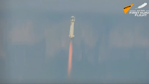 贝索斯将乘坐新型New Shepard号飞船完成太空飞行 - 俄罗斯卫星通讯社
