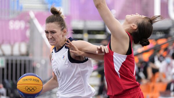 Женская сборная России по баскетболу 3х3 победила японок на Олимпиаде в Токио - 俄罗斯卫星通讯社