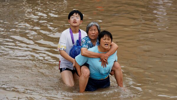  中国水灾：1100百万人受灾 - 俄罗斯卫星通讯社