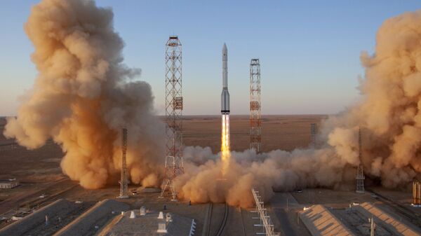 Запуск РН Протон-М с лабораторным модулем Наука - 俄罗斯卫星通讯社