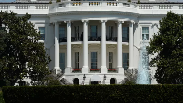 Здание Белого дома в Вашингтоне, США - 俄罗斯卫星通讯社