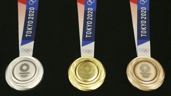 Олимпийские медали Токио-2020 - 俄羅斯衛星通訊社