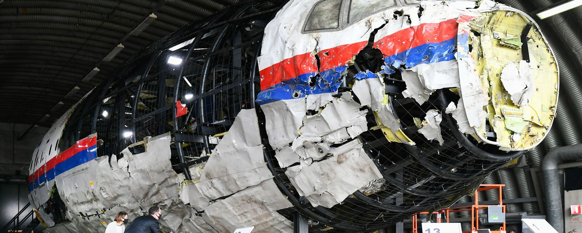 Реконструкция обломков MH17 в Нидерландах, 2021 год - 俄罗斯卫星通讯社, 1920, 26.01.2022
