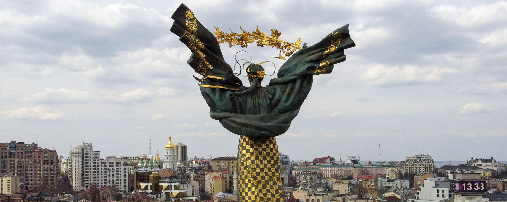 Монумент Независимости на площади Независимости в Киеве, 2021 год - 俄羅斯衛星通訊社, 1920, 15.08.2021