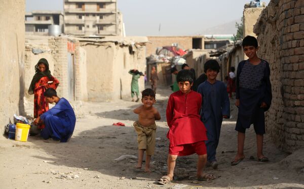 阿富汗喀布爾街頭的兒童 - 俄羅斯衛星通訊社
