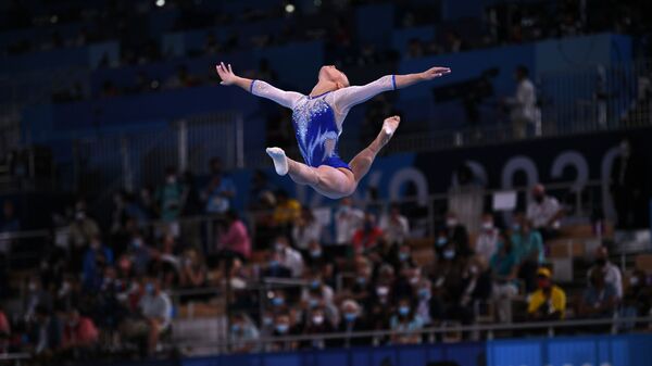 俄選手梅爾尼科娃在世界藝術體操錦標賽女子個人全能項中奪冠 - 俄羅斯衛星通訊社