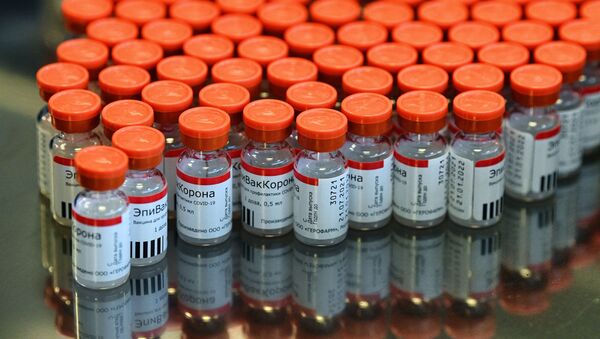 Запуск производства вакцины ЭпиВакКорона для профилактики COVID-19 в Подмосковье - 俄罗斯卫星通讯社