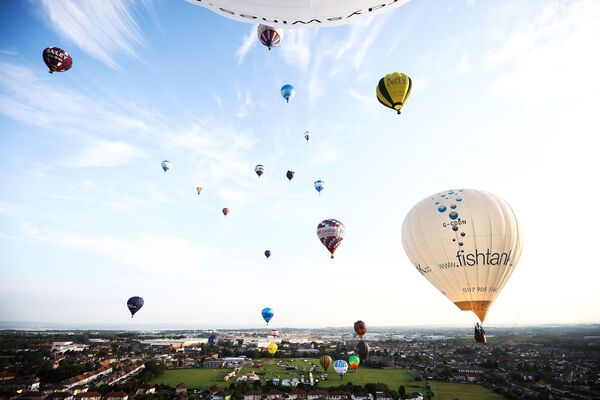 英国布里斯托尔国际热气球节 - 俄罗斯卫星通讯社