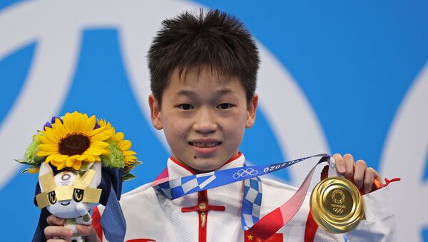 中國14歲小將全紅嬋女子10米跳台奪冠 - 俄羅斯衛星通訊社