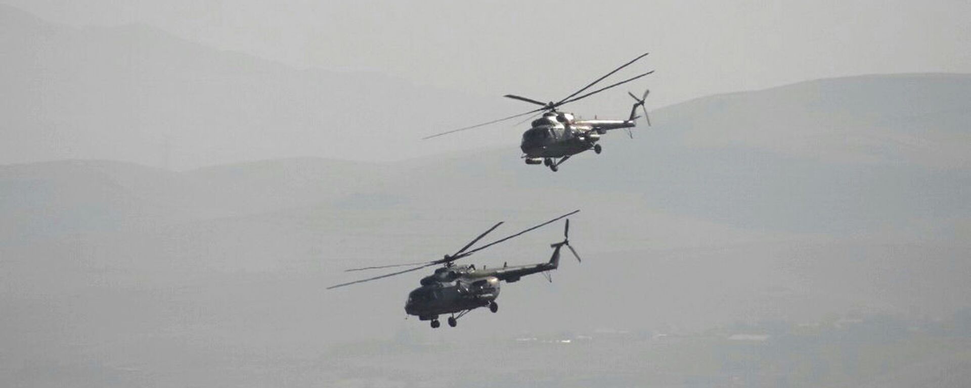 俄罗斯直升机人员在塔吉克斯坦山区演练驾驶动 - 俄罗斯卫星通讯社, 1920, 23.08.2021