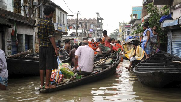 媒體：印度東部洪災遇難人數增至23人 - 俄羅斯衛星通訊社