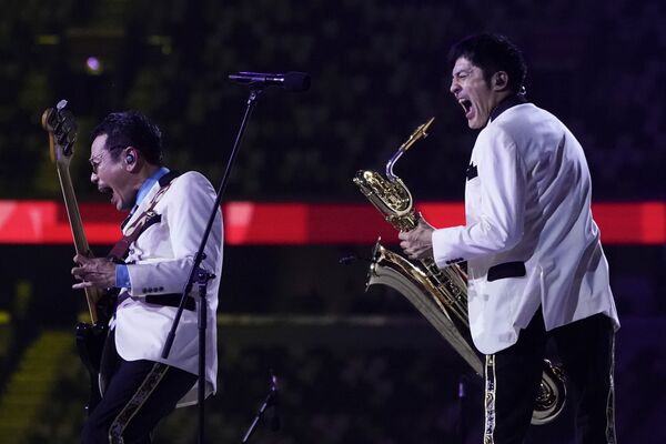 東京奧運會閉幕式文藝表演。 - 俄羅斯衛星通訊社