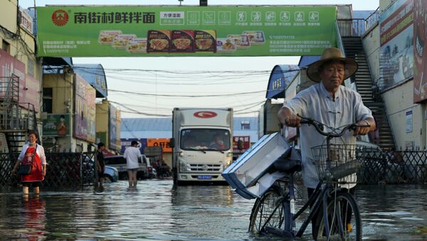 Наводнение в провинции Хэнань, Китай - 俄羅斯衛星通訊社