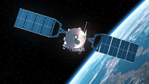 Спутник на орбите Земли - 俄罗斯卫星通讯社