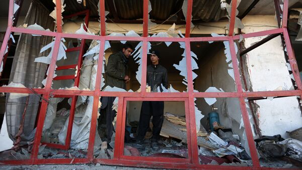 Взрыв около аэропорта Кабула - 俄羅斯衛星通訊社