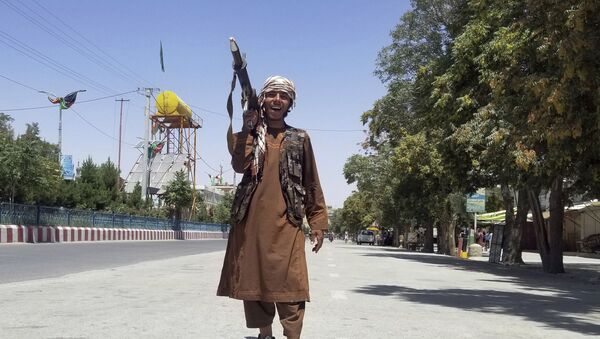 Талиб в Газни, Афганистан  - 俄罗斯卫星通讯社