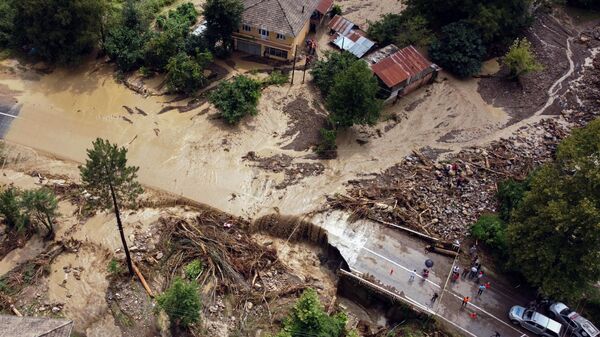 Наводнение на севере Турции - 俄羅斯衛星通訊社