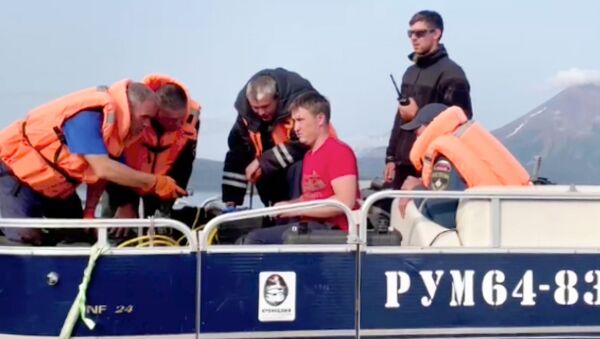 Крушение вертолёта МИ-8 на Камчатке - 俄羅斯衛星通訊社