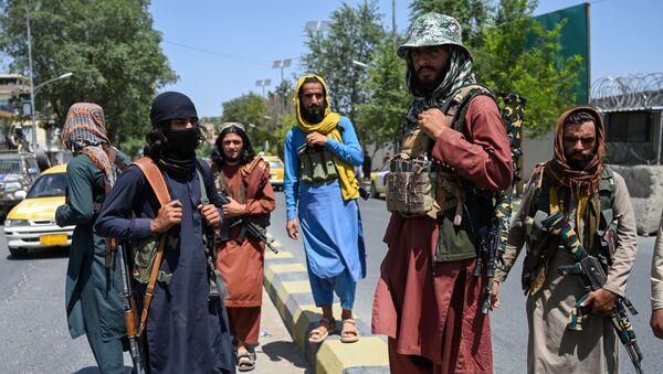 Талибы на улицах Кабула - 俄罗斯卫星通讯社