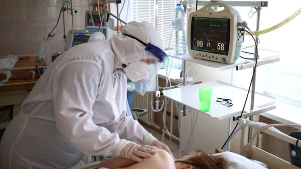 Лечение больных с Covid-19 в больнице скорой помощи в Волгограде - 俄羅斯衛星通訊社