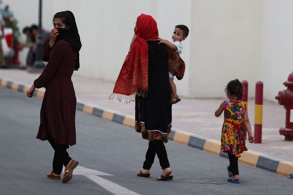 卡塔尔接纳的阿富汗难民。 - 俄罗斯卫星通讯社