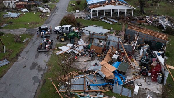 Разрушенные дома после урагана Ида в штате Луизиана  - 俄羅斯衛星通訊社