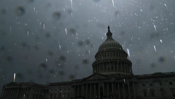 Дождь в Вашингтоне во время прохождения урагана Ида  - 俄羅斯衛星通訊社