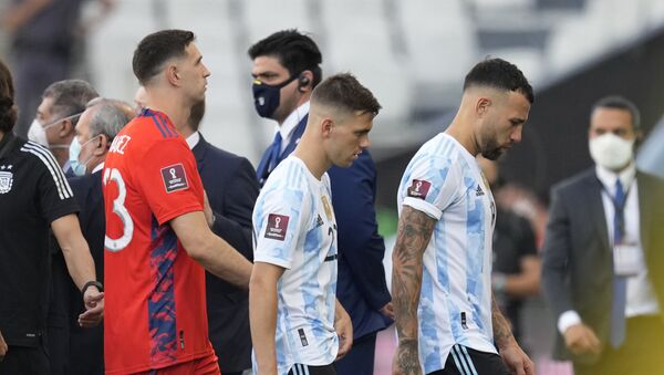 Полиция прервала матч Аргентины и Бразилии из-за не прошедших карантин игроков - 俄罗斯卫星通讯社
