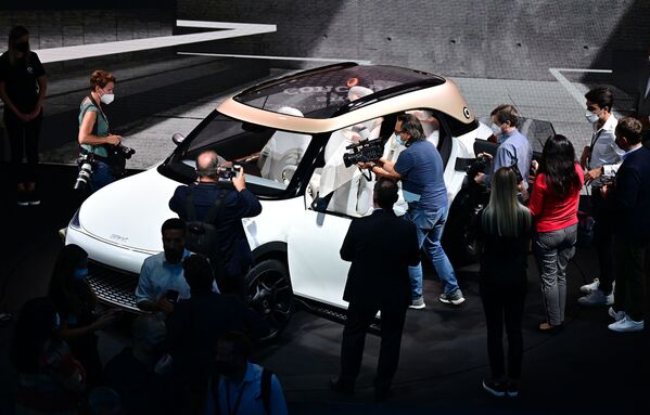 概念車Smart在慕尼黑國際車展開幕式上亮相。 - 俄羅斯衛星通訊社