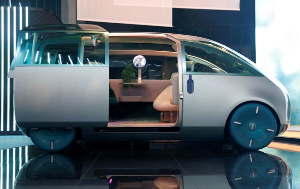 概念车MINI Vision Urbanaut在慕尼黑国际车展开幕式上亮相。 - 俄罗斯卫星通讯社